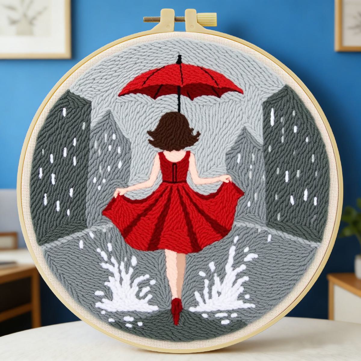 Is Sewing Textile Art - Набор для вышивания панч-нидл 20x20 см