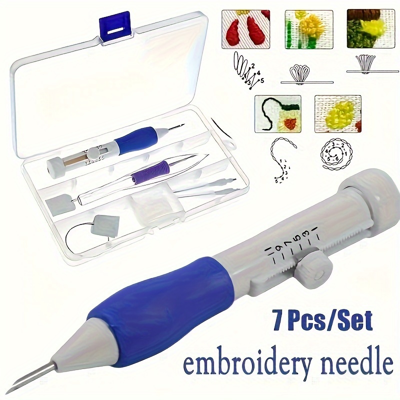 Textile Sewing Kit - 7-компонентный набор швейных инструментов для вышивания