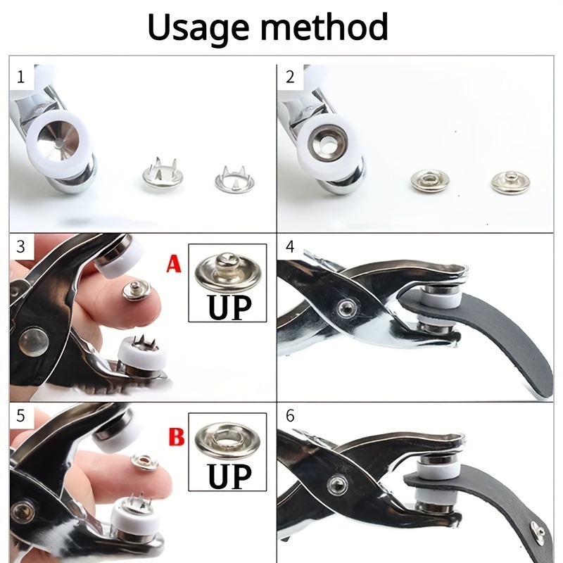 100 шт. металлические швейные  – обзор и цена Snap Button Plier
