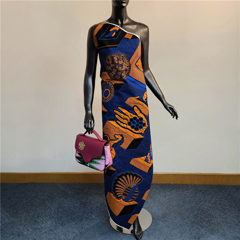 Синяя хлопковая африканская во – обзор и цена Sewing Batik