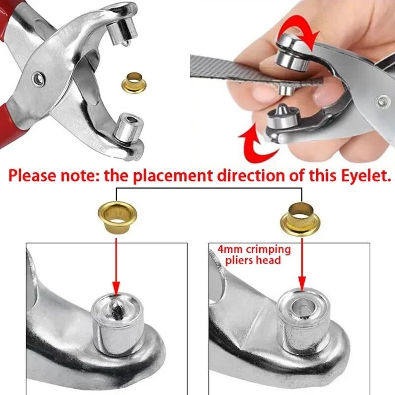 100 комплектов зубцов, 4 мм, п – обзор и цена Snap Button Plier